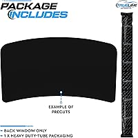 Vista 2 de True Line Automotive Kit de tintado de ventanas de automóvil compatible con Nissan March Hatch 2012-2016 – Ventana trasera personalizable – Tinte