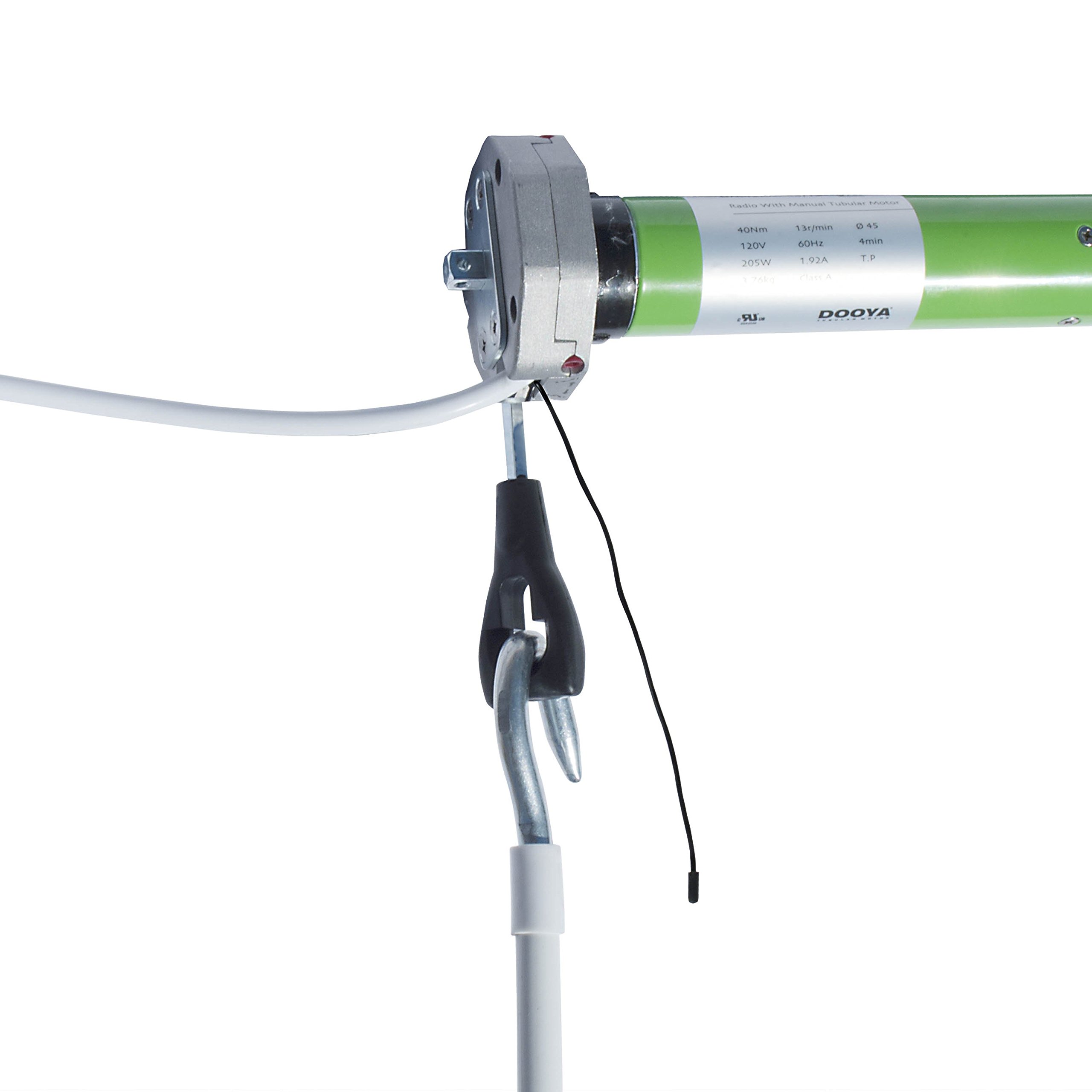 ALEKO Retractable Awning Tubular Motor UL Approved 205 Watts | DM45R | Heavy-duty galvanized steel rust-resistant coating secure fastening weatherproof outdoor use includes mounting screws product thumbnail 3