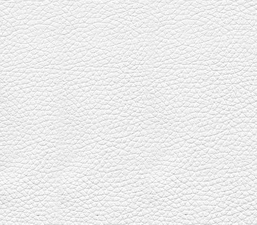The Yard - Tapicería de piel falsa de tela de vinilo, 54 pulgadas de ancho, color blanco nieve