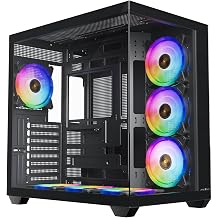 James Donkey Stark S801 7xARGB Temperli Cam 650W 80+ Bronze ATX Gaming Oyuncu Kasa Siyah