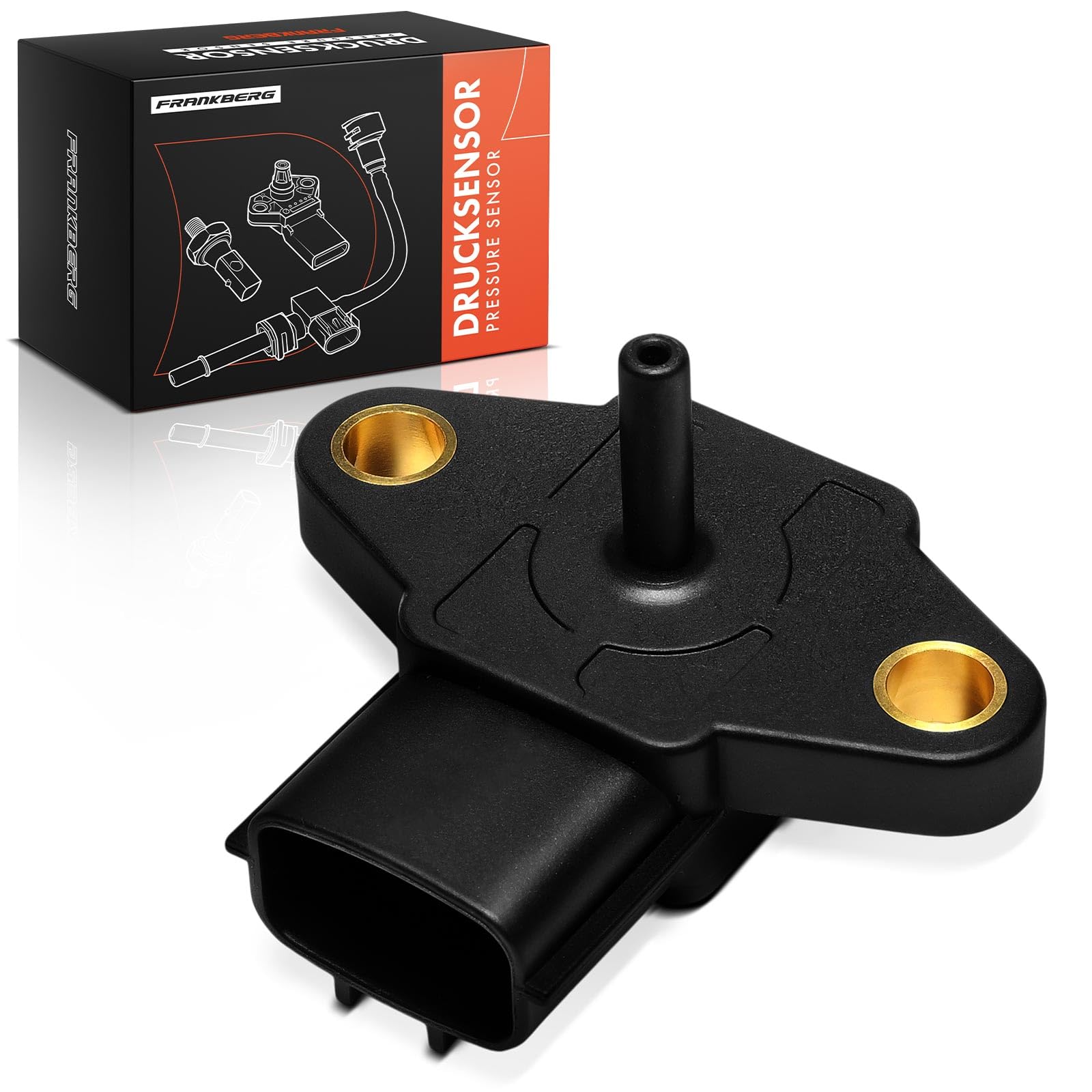 Frankberg Capteur de pression différentielle d'échappement, 3 broches | 22365VC10A; Compatible avec: Primera Hatchback P12, Primera P12, X-Trail T30, Primera Kombi WP12, Patrol GR V Wagon Y61