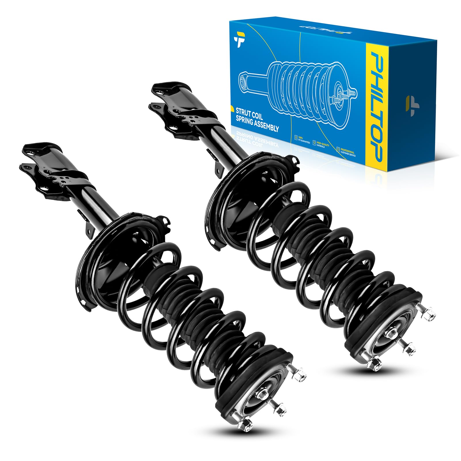 Photo 1 of *Minor damage* PHILTOP Rear Complete Struts Assembly with Coil Spring For 2009-2012 Toyota Venza 172966/172967-Quick Loaded Suspension?