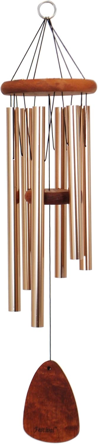 Festival 30-inch Redwood Wind Chime in Bronze by Wind River for Patio, Backyard, Garden, and Outdoor décor. Made in The USA