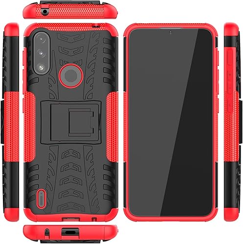 Miniatura 8 de Funda de teléfono para Moto E7 PowerMotorola E7i PowerLenovo K13 con protector de pantalla de vidrio templado y accesorios de célula híbrida dura y