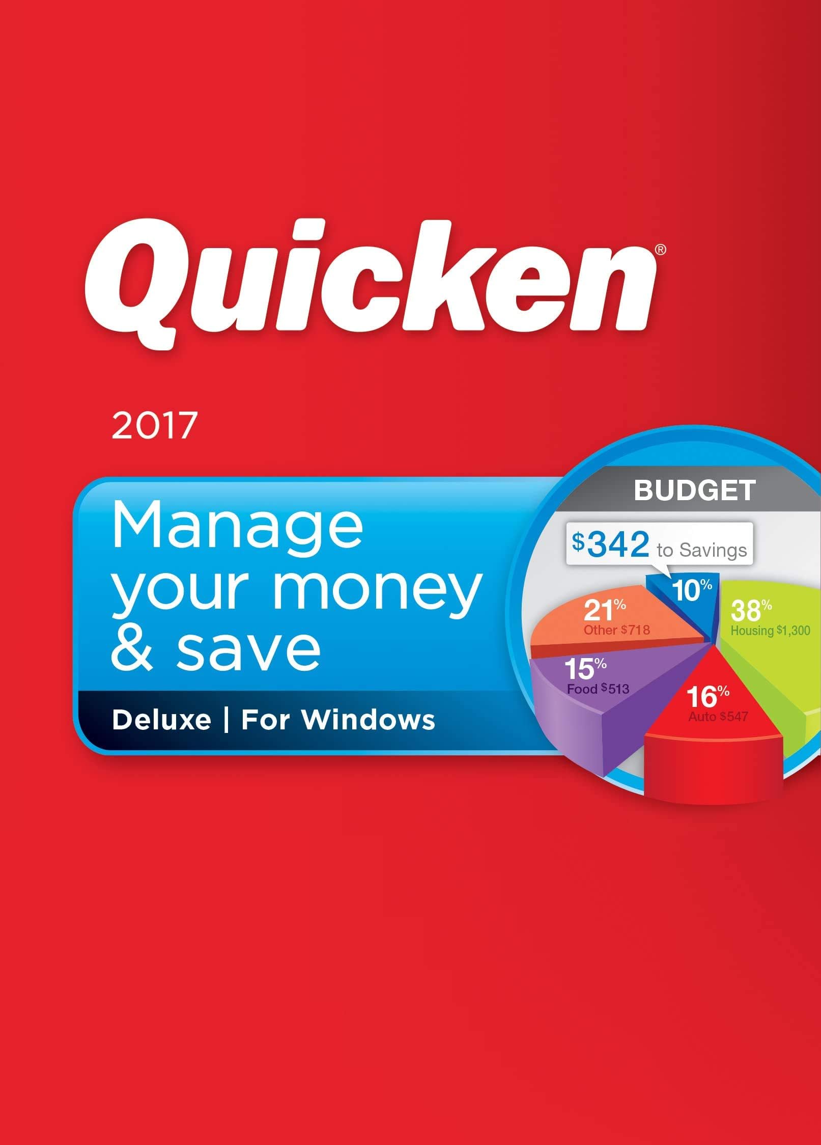 [Amazon Exclusive] QUICKEN DELUXE 2017 - DOWNLOAD - PC-WIN