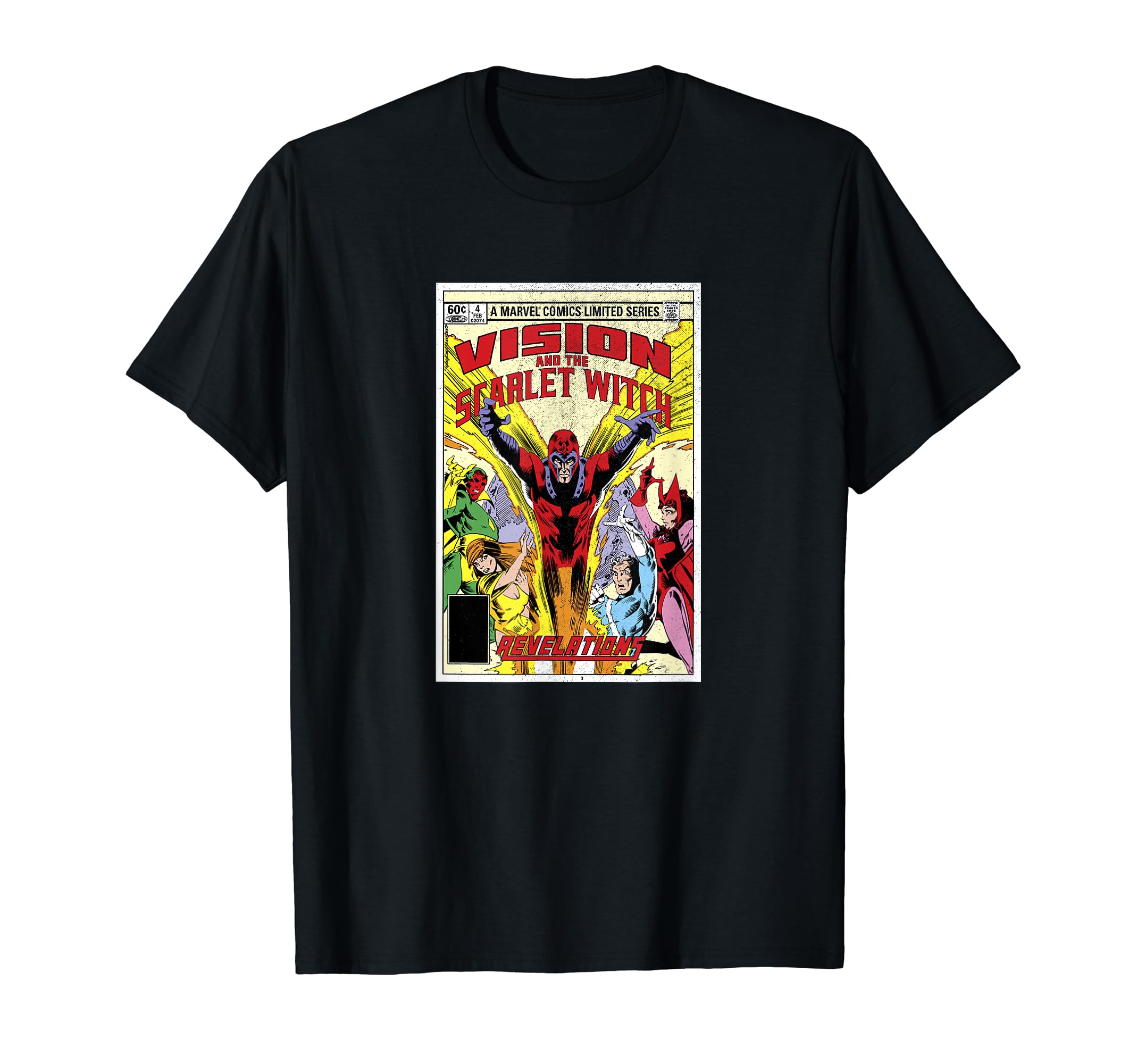 Marvel Vision & The Scarlet Witch Revelations Comic Maglietta