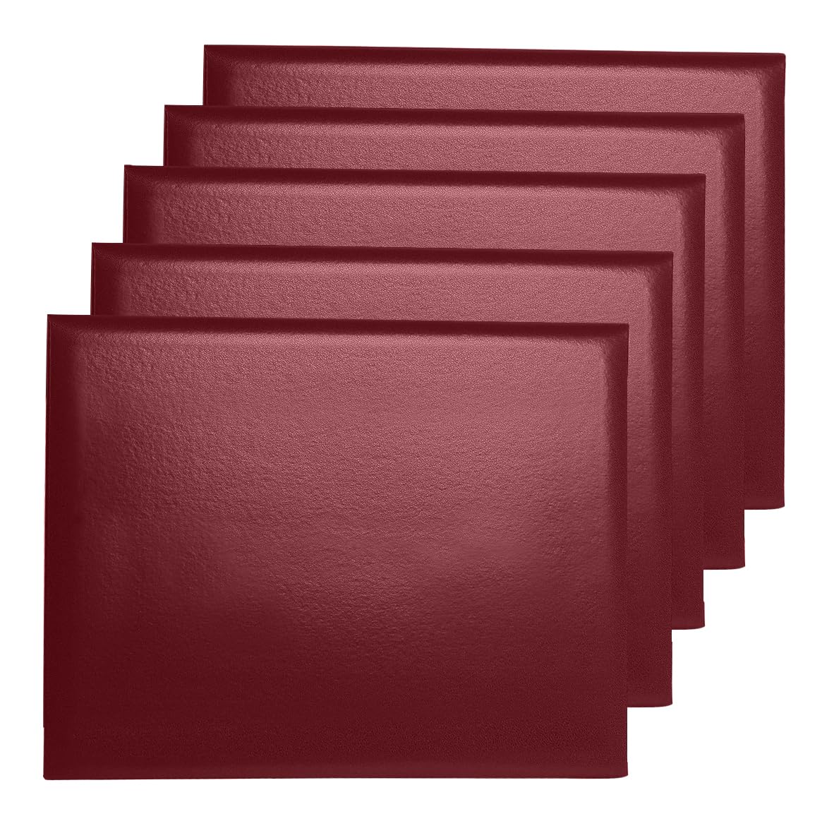 Misscom Diploma Cover 8.5” x11” Diploma Holder of Graduation Leatherette Padded Certificate（Tent Style),5-Pack