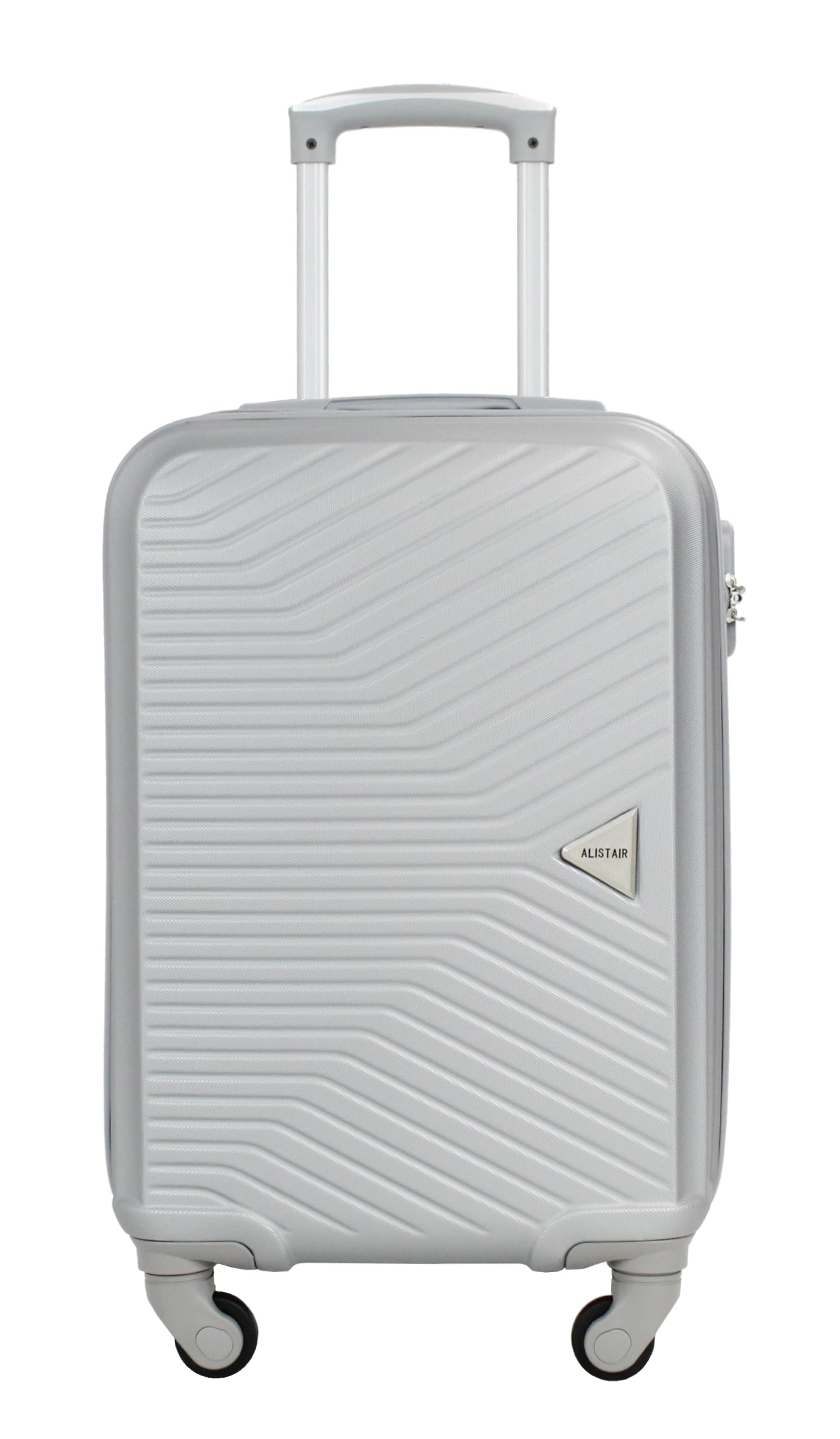 ALISTAIR "Iron Valise Cabine 55 cm - Marque Française - Garantie 2 Ans en France (Argent)