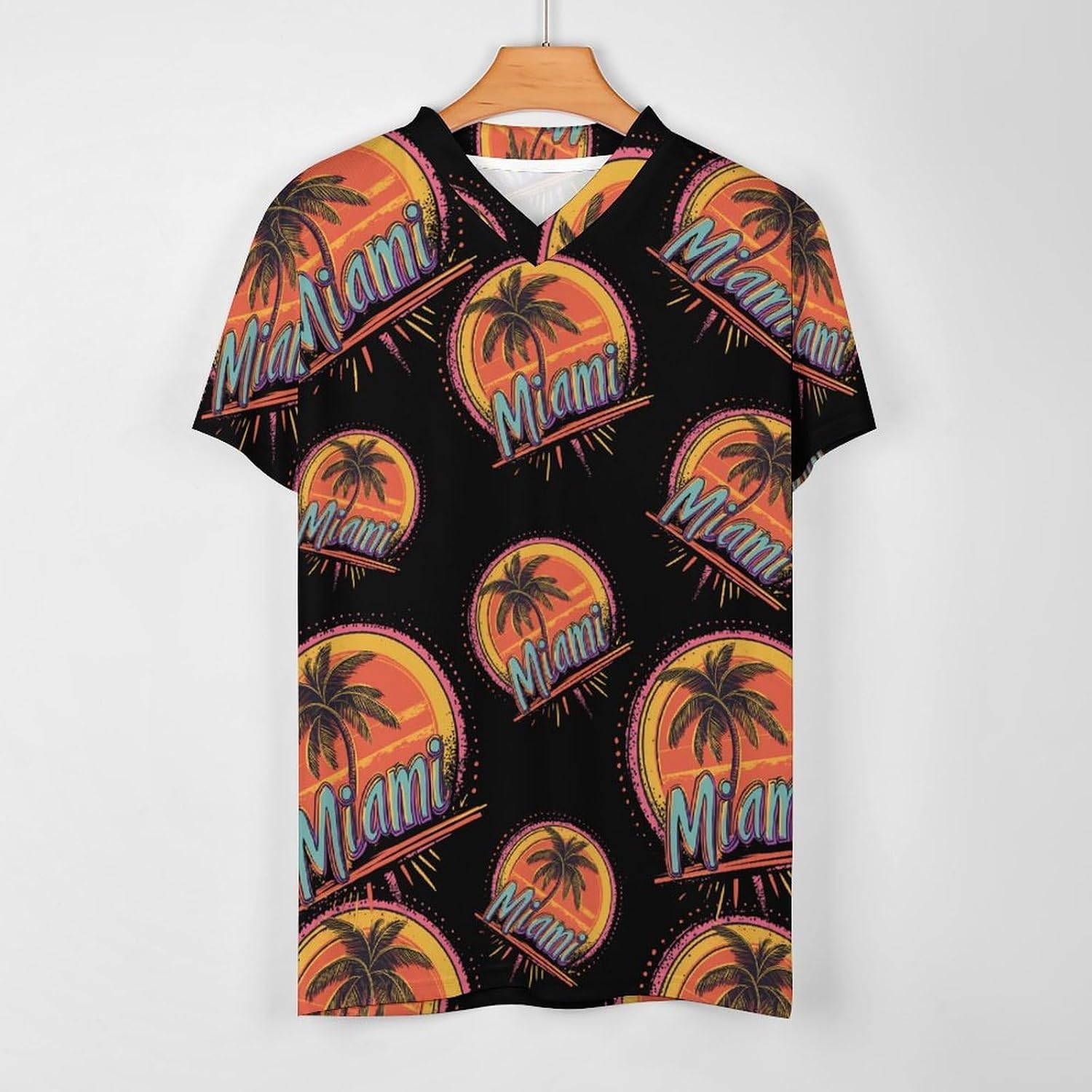 Vintage Miami Tree Soccer Jersey Football Shirt Athletic Sports T-Shirt Personalized for Men Women
