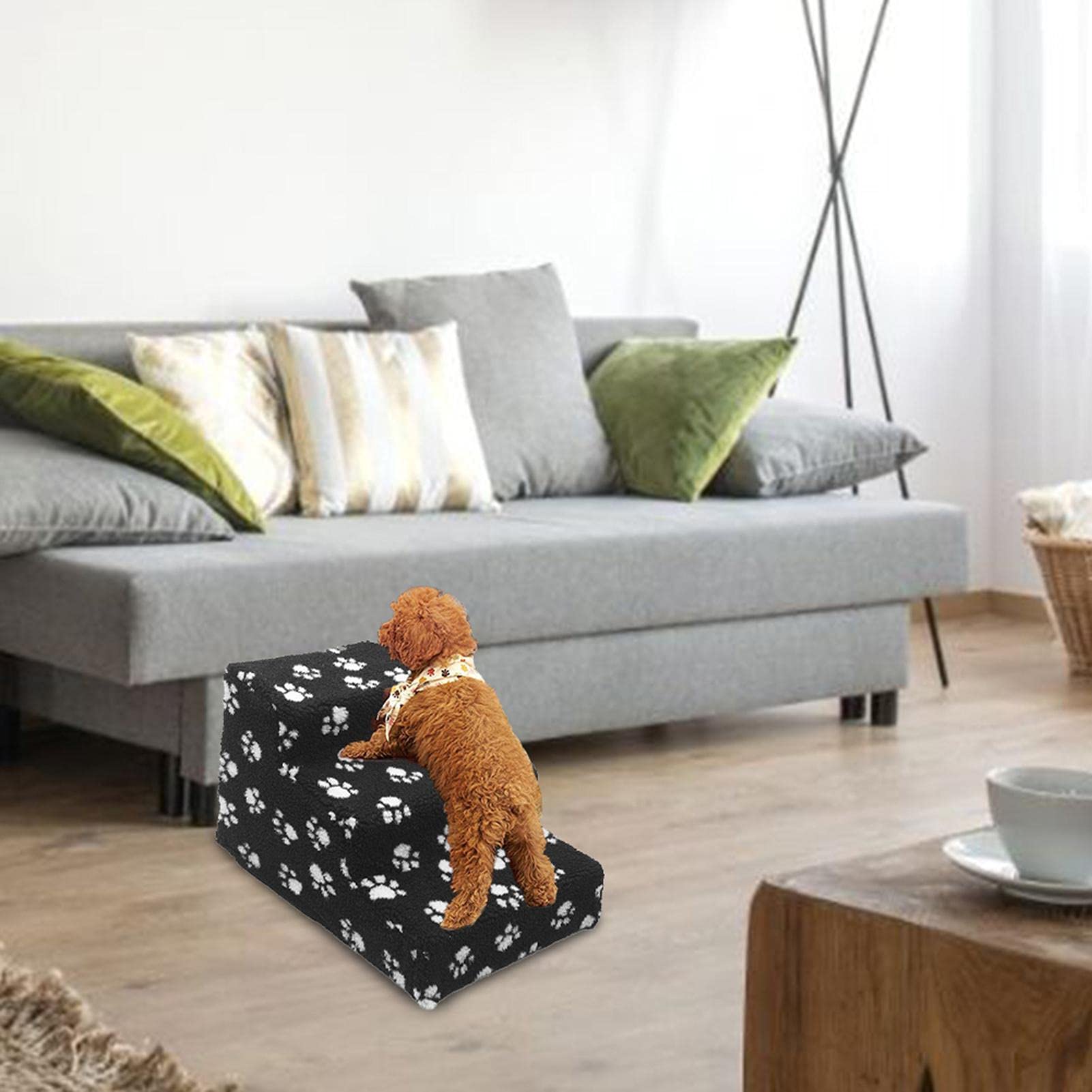 Schody dla , schodki dla zwierząt domowych, 3 stopnie 45 x 35