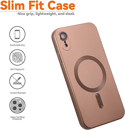 Miniatura 92 de Funda magnética para iPhone 11, suave y delgada, antihuellas, elegante funda para teléfono con protección de cámara, compatible con MagSafe, azul