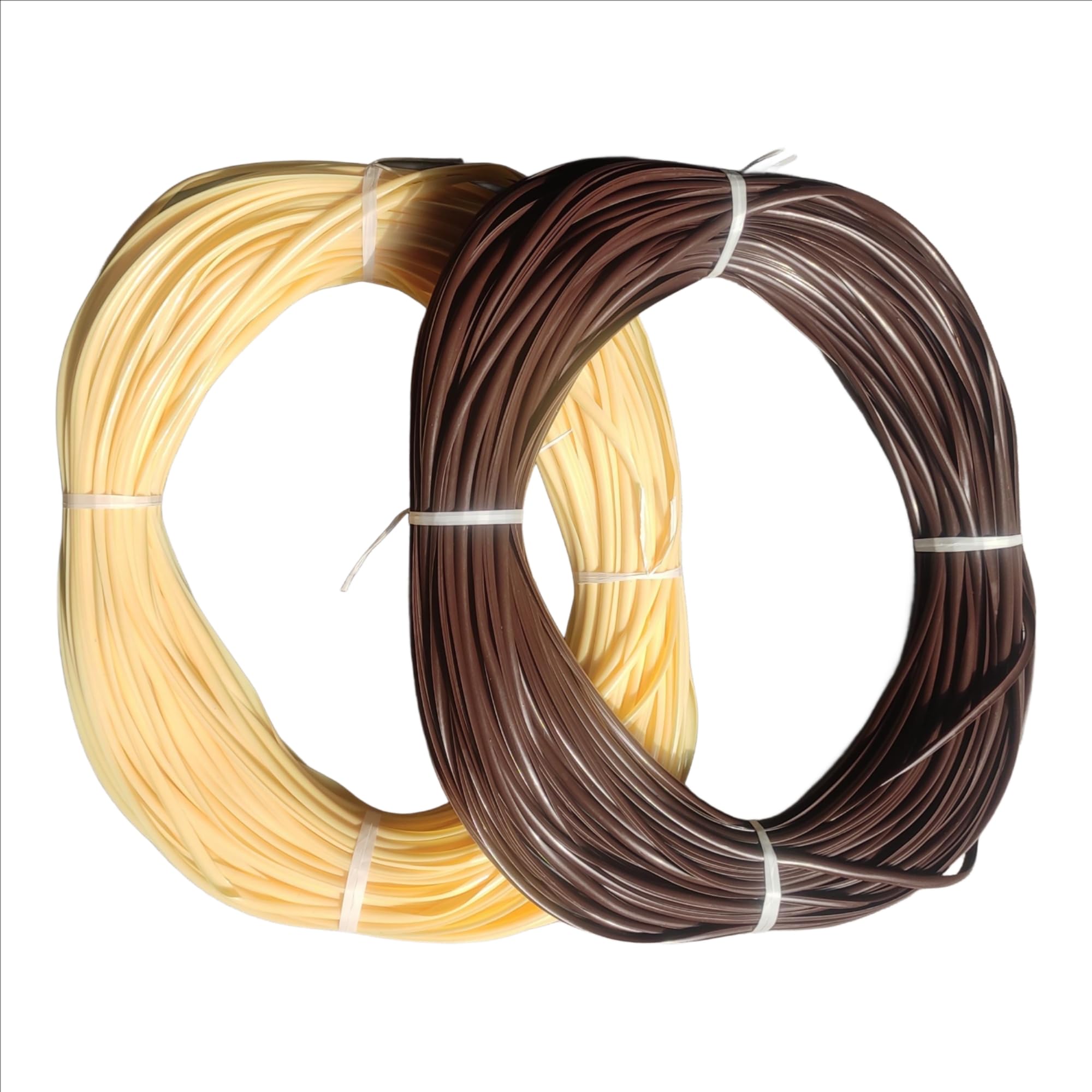 Basket Weaving Wire Roll – Brown & Cream Combo | Flexible Plastic Craft Wire for DIY, Pooja Basket Making & Decorative Art Work (Approx. 200g)-picture-10
