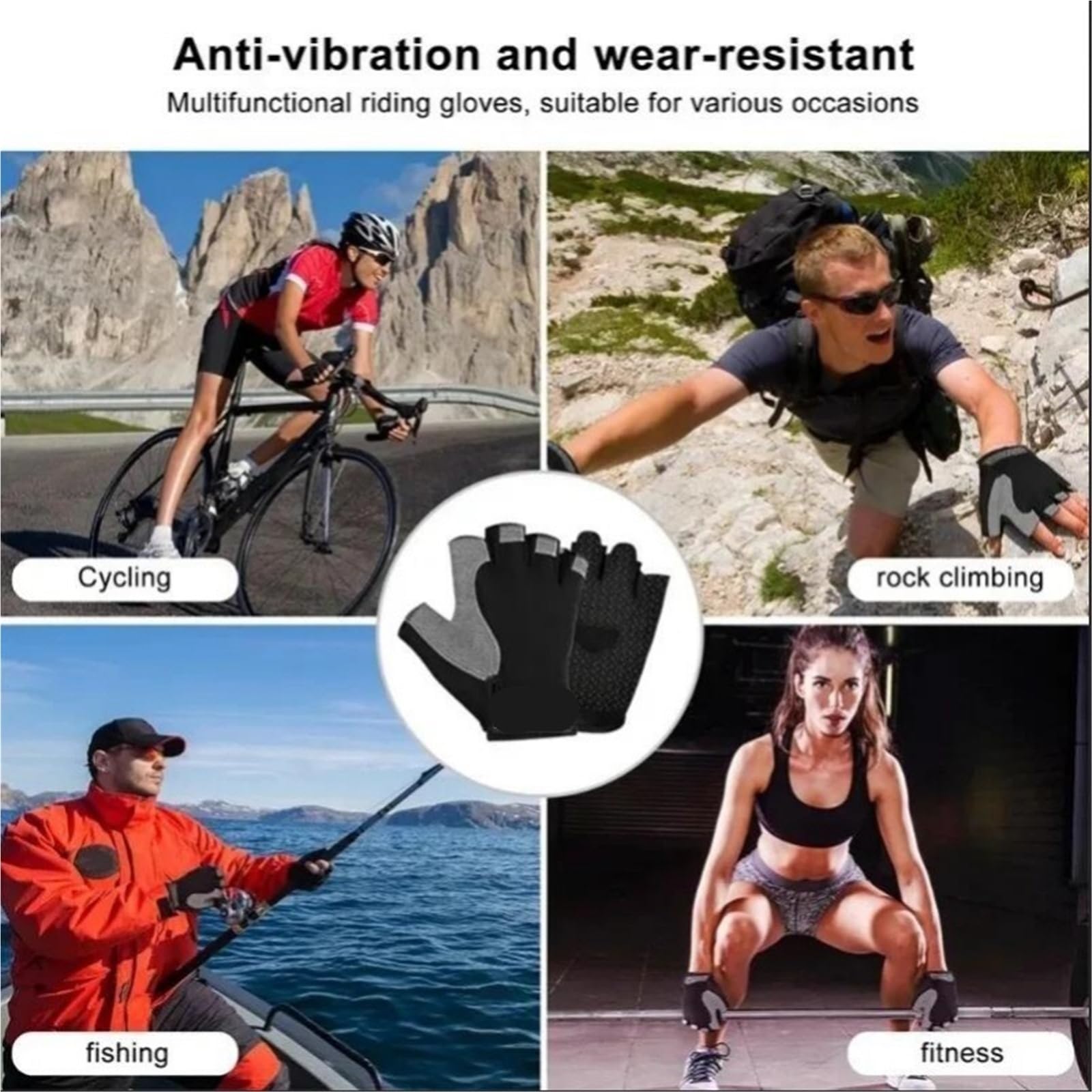 Guanti da Fitness Guanti da Palestra Guanti Senza Dita Guanti Traspiranti Antiscivolo e ammortizzanti Guanti Sportivi for Allenamento Sollevamento Pesi Ciclismo per Fitness(Orange,XL)