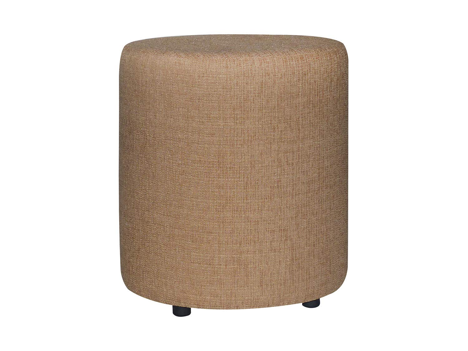 NAMAN Arts Round Pouf Ottoman Hand Knitted Cotton Poufs Foam Cushioned Round Pink Pouffe (Beige)-image-32