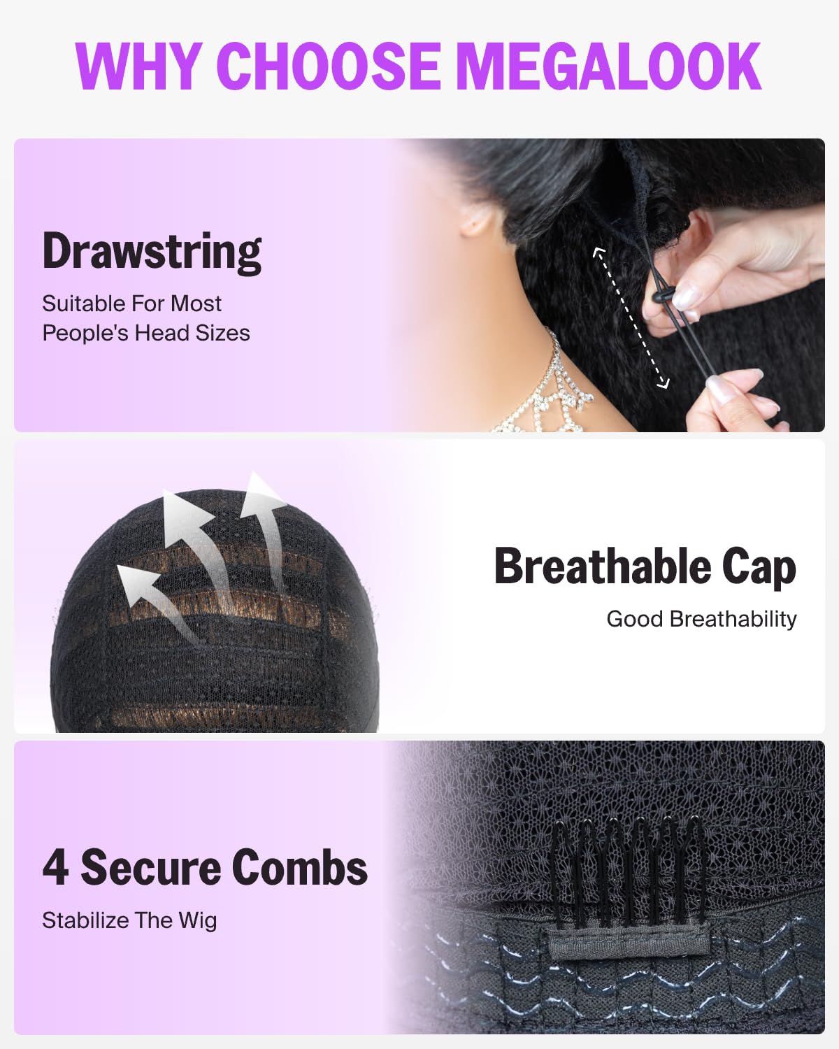 Balayage Half Wig Human Hair Body Wave Highlight Glueless Wigs 3 In 1 Beginner Friendly No Lace Flip Over Headband Wig 200% Density Drawstring Ponytail 20 Inch