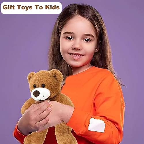 Miniatura 7 de Bakalizoo Muñecas de oso de peluche de 13 pulgadas, oso de peluche suave, juguetes de peluche para decoración del día de San Valentín para su novia,