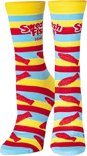 Miniatura 6 de Crazy Socks Paquete de 8 Calcetines Tripulación Temáticos de Comida Chatarra Mediano Mezcla de Poliéster Divertido Conjunto de Regalo de Comida