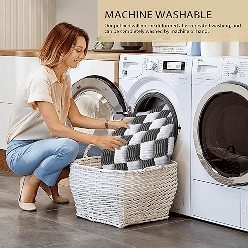 Miniatura 5 de Sofá cama para perro, funda protectora de franela gruesa para sofá para perro, fundas lavables para sofá para mascotas, fundas de sofá