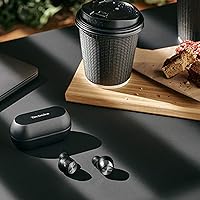 Vista 9 de Technics True Wireless Earbuds, Bluetooth Earbuds, Dual Hybrid Technology, Hi-Fi Sound, Compact Design, Alexa Compatible, (EAH-AZ70W-K), Black