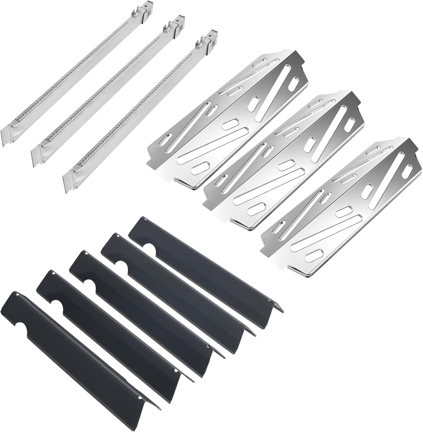 Grill Parts for Weber Genesis ii GS4 Parts Genesis II/LX 300 SER, Weber Genesis ii E310, II E-335, II S-335, II E-315, Genesis II LX S/E-340 Parts, Weber GS4 66032 Flavorizer Bars, 67489 Burners Tube