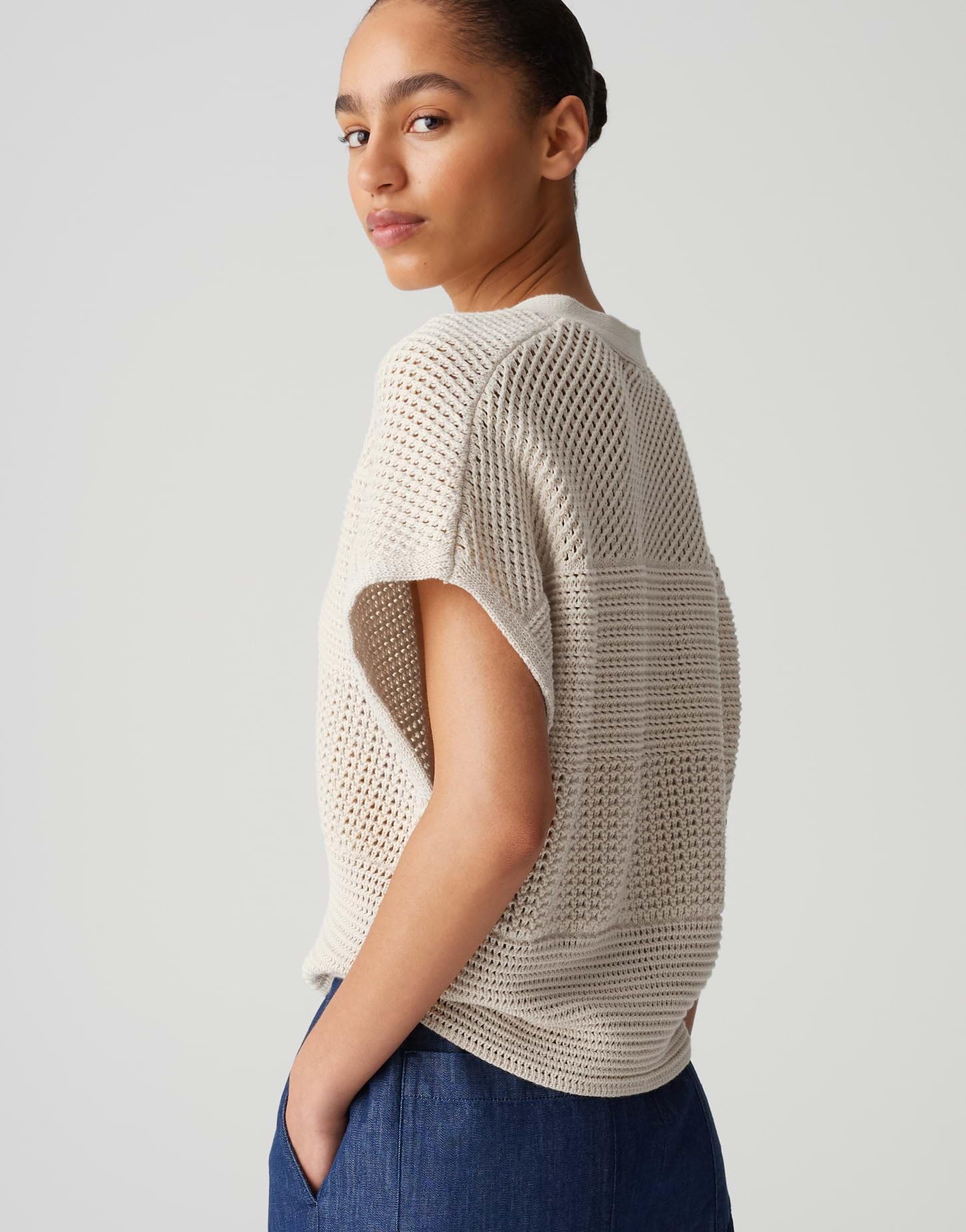 OPUS Damen Pullover | PEKINA Loose Strickshirt aus nachhaltiger Baumwolle