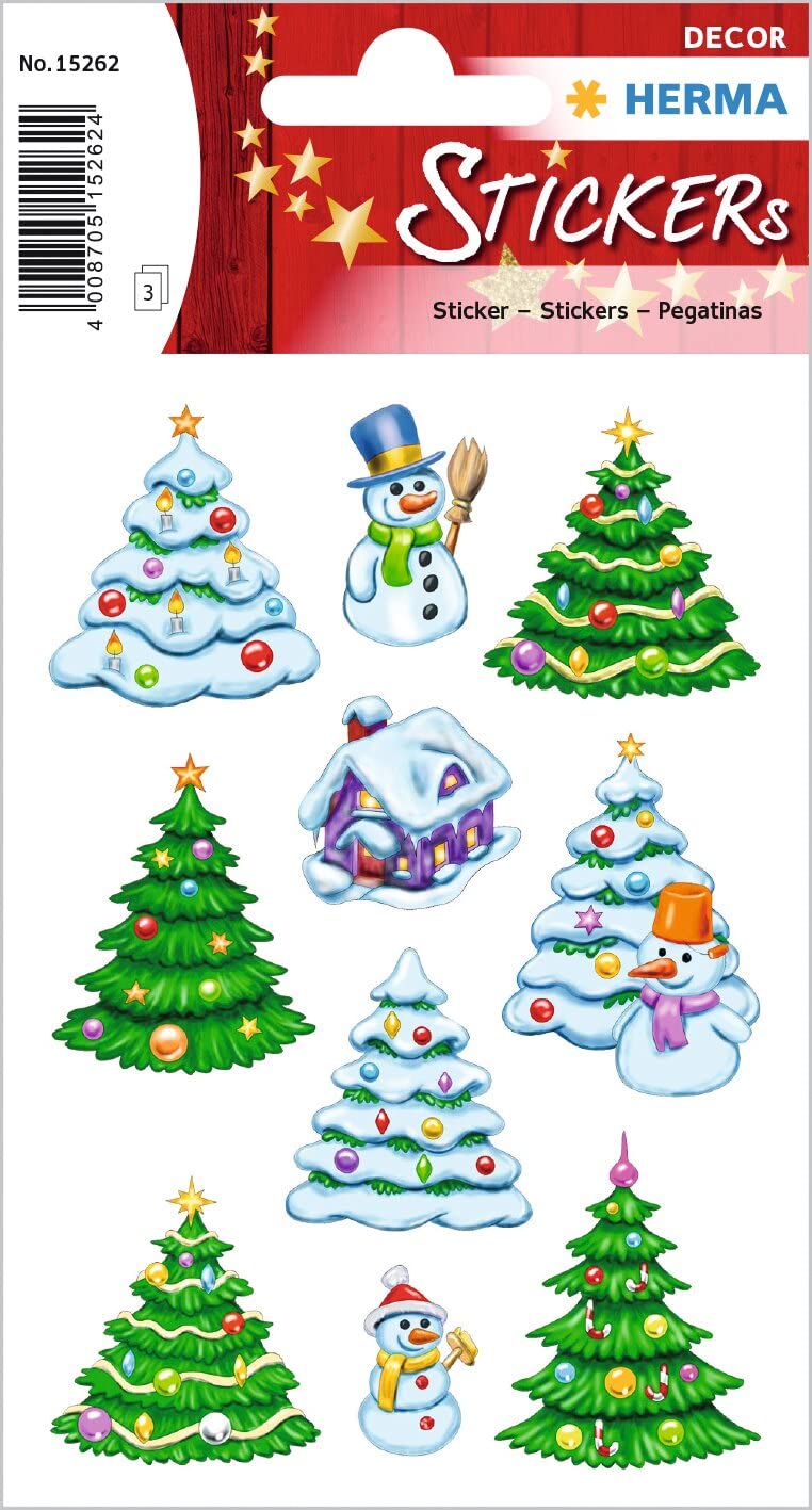 Herma - Herma Weihnachts-Sticker Decor"Weihnachts-Winterwald", Weihnachtswinterwald