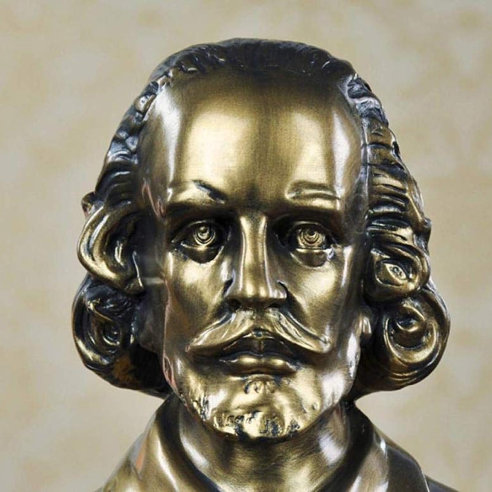dekoracja biurka statuetka artystyczna - ozdoby posągi rzeźby Szekspira Rzeźba Statua Williama Szekspira Popiersie Figurka Szekspira S Biust Dekoracja biurka Pamiątki Rzemiosło