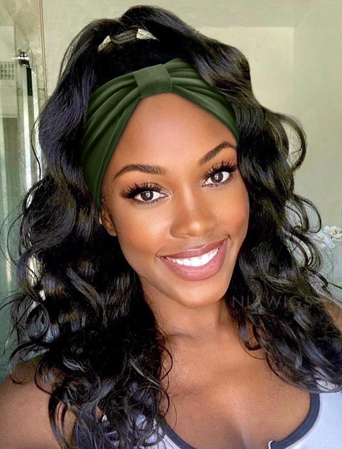 Amazon.com: Tobeffect Wide Headbands for Women Wide Knotted  display picture 1