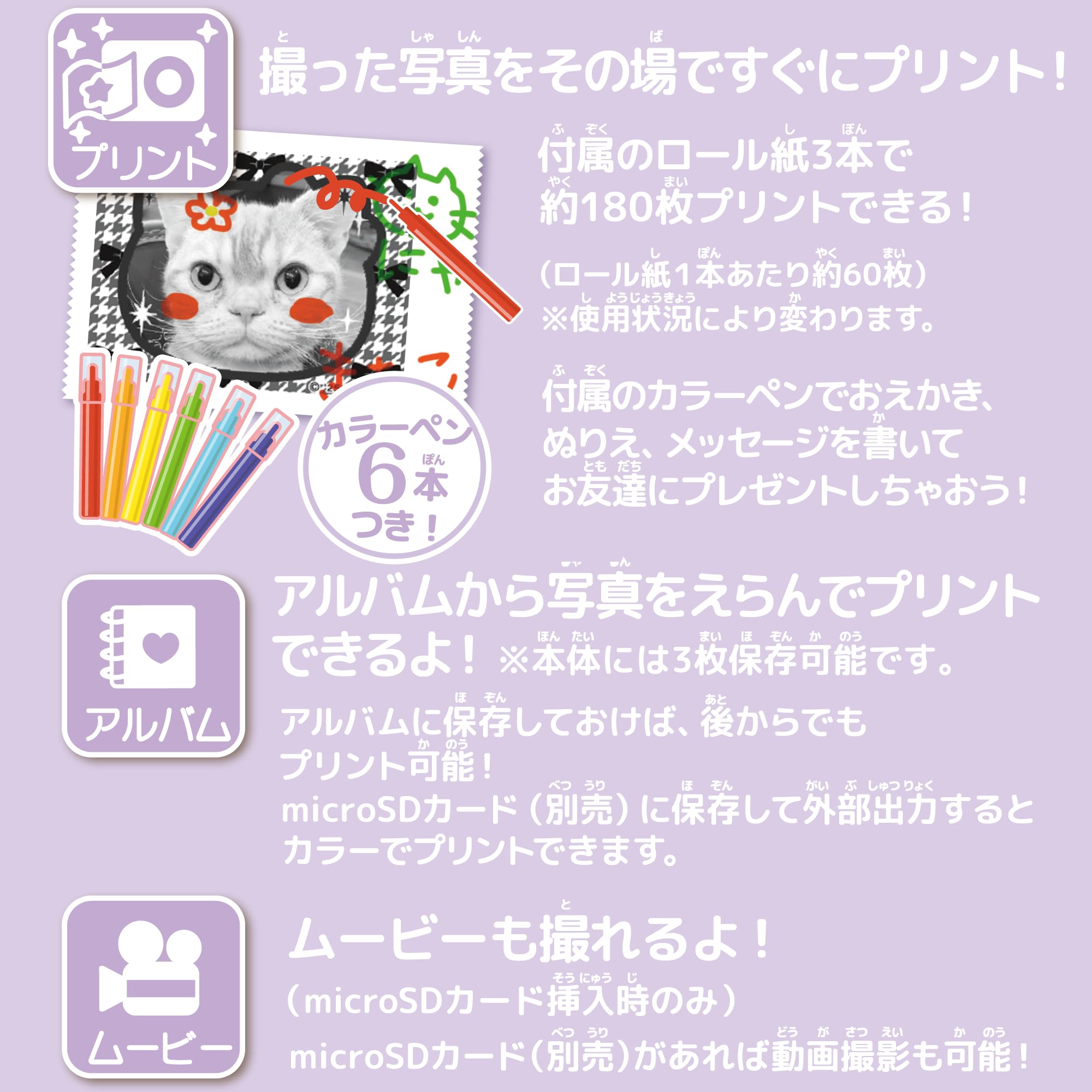 Amazon | セガフェイブ (SEGA FAVE) PRINT CAMERA プリカ サンリオ