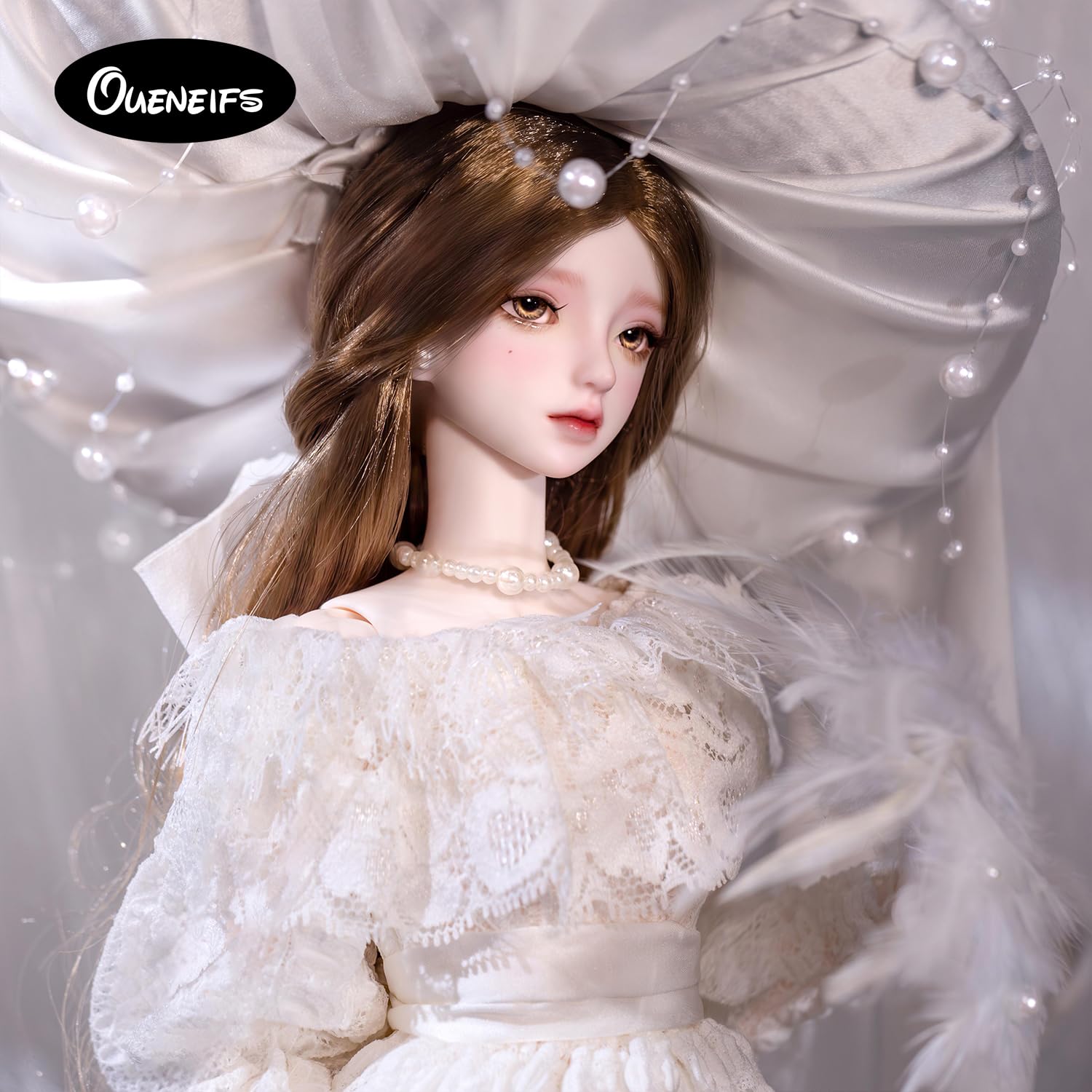 Oueneifs 1/4 Opalbjd Fullset A Bjd Puppe Harz Spielzeug für 15+ Jahre alt