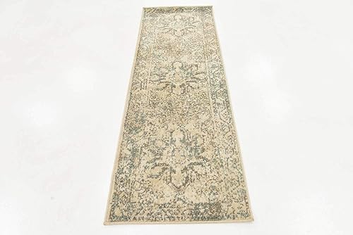 Miniatura 4 de Unique Loom Tuareg Collection - Alfombra de área - Sandstorm (2 pies x 6 pies 1 pulgada, multigris)