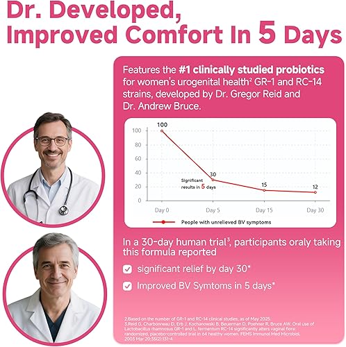 Miniatura 4 de Life-Space - Probióticos para mujeres + 32 mil millones de CFU de probióticos de amplio espectro, apoyo clínicamente validado que mejora la salud de