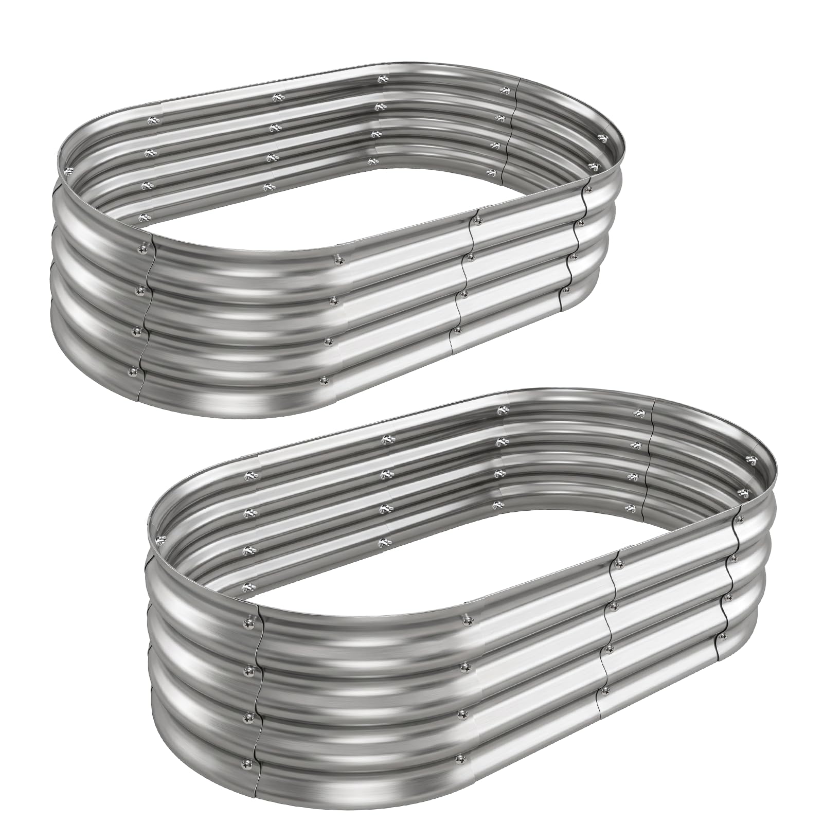 Galvanized Raised Garden Beds - 2 Pack -7