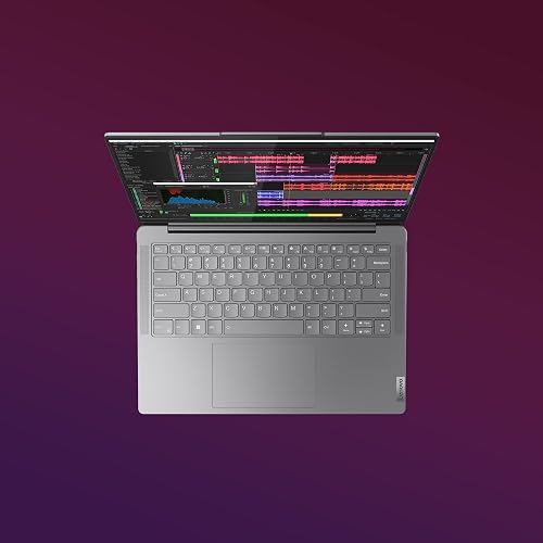 Lenovo Yoga Slim 7 14IMH9 - Ordinateur Portable 14'' WUXGA OLED (Intel Core Ultra 5 125H, RAM 16Go, SSD 512Go, Intel Arc Graphics,Windows 11 Home) Clavier rétroéclairé AZERTY FR - Lunaire Gris - 8