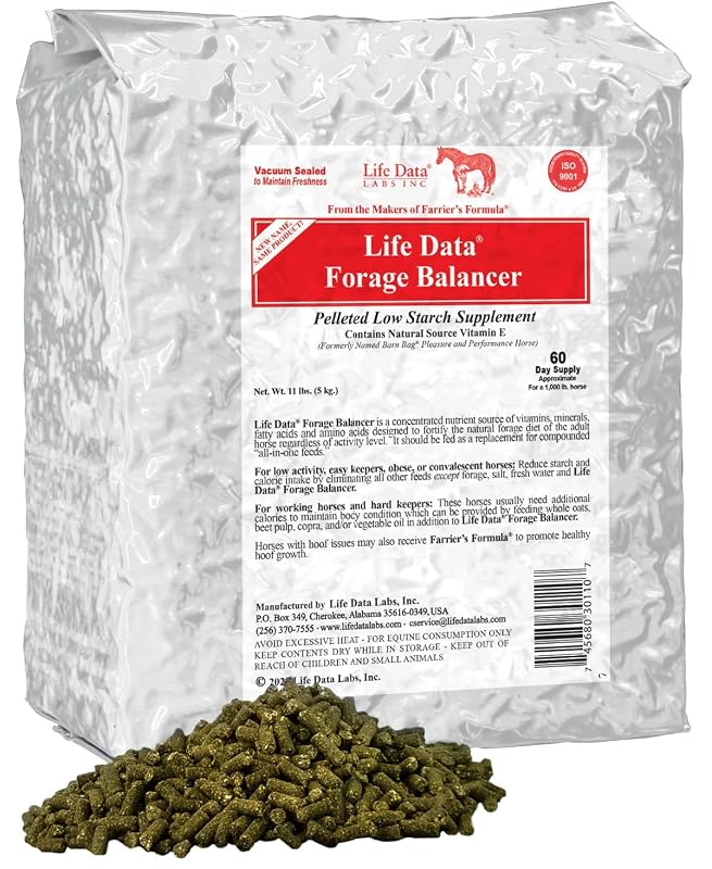 Suplemento em Pellets para Equinos LIFE DATA LABS Farriers Formula Barn Bag 4,99 kg