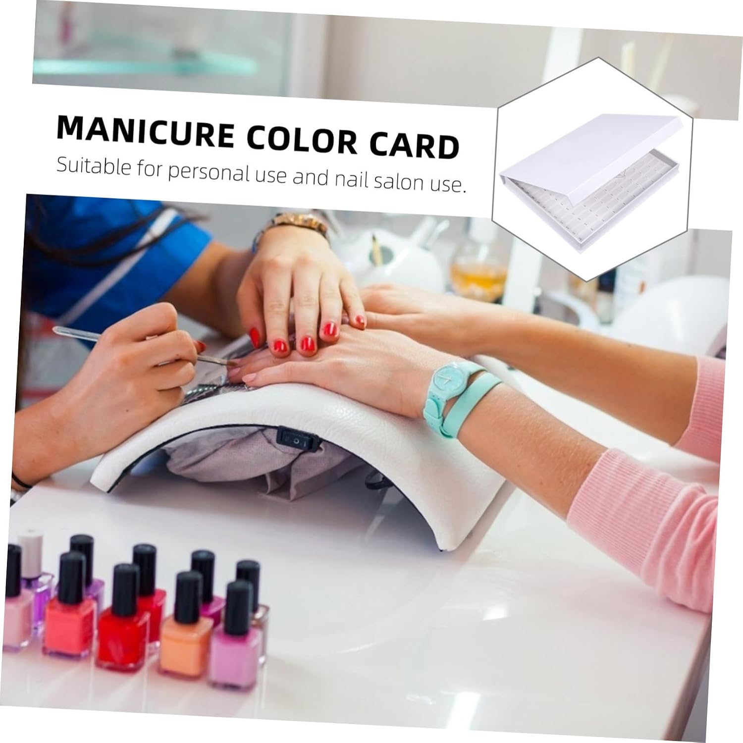 Nail Tips Display Board Holder for Salon and Home Use