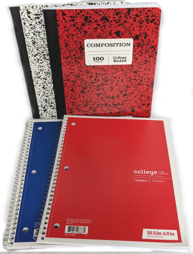 Complete 33 Item Back to School Supplies- College Bundle - Binder, Binder Pouch, Tabs, 10 Pens, 5 Mechanical Pencils, 2 Composition Notebooks, 2 Spiral Notebooks, 4 Folders, Paper, 2 Permanent Markers, 2 Highlighters, Note Cards, Eraser