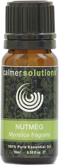 Calmer Solutions Nutmeg 100% Pure Essential Aromatherapy Oil 10ml