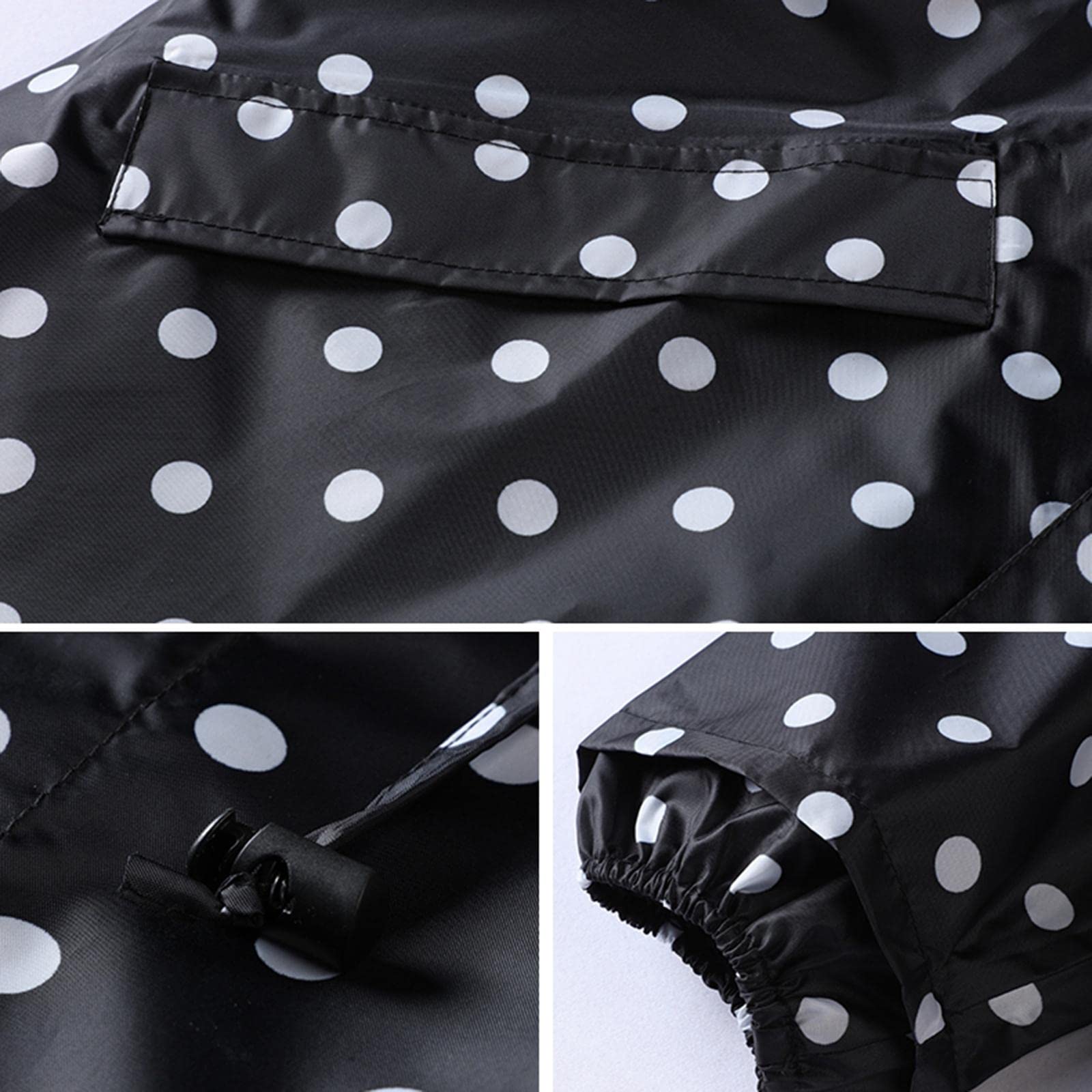 Chaqueta Impermeable Portátil con Cordón Ajustable, Cortavientos, Poncho Resistente a, Moderno Y para Senderismo, Camping Y Viajes.