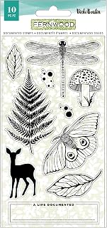 American Crafts DOCUMENTED FERNWOOD Stamps