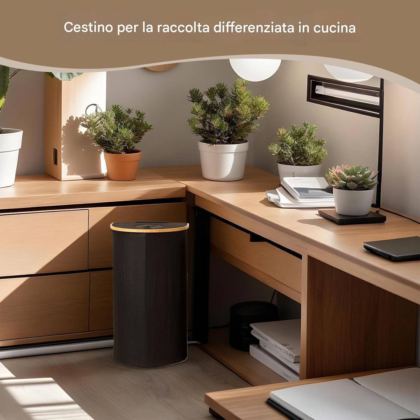 Generico Cestino per Riciclo da Interno Compartimento Ermetico, Antiodore,