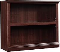 Sauder Select Cherry 2-Shelf Bookcase - Adjustable Storage for Home Office, Kitchen, Living Room - Compact 35x13x30"
