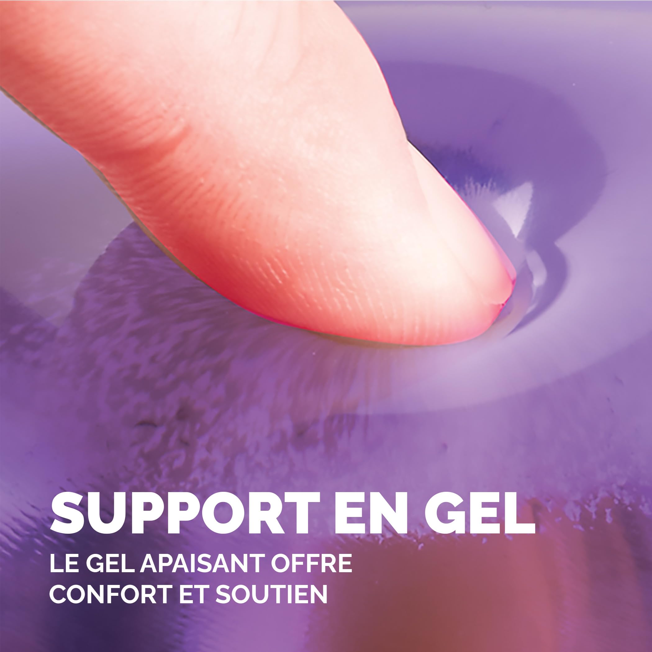 Fellowes 91441 Tapis de Souris Repose-Poignet Ergonomique Crystal Gel Violet & 91437 Repose-Poignets Ergonomique pour Clavier Crystal Gel Violet