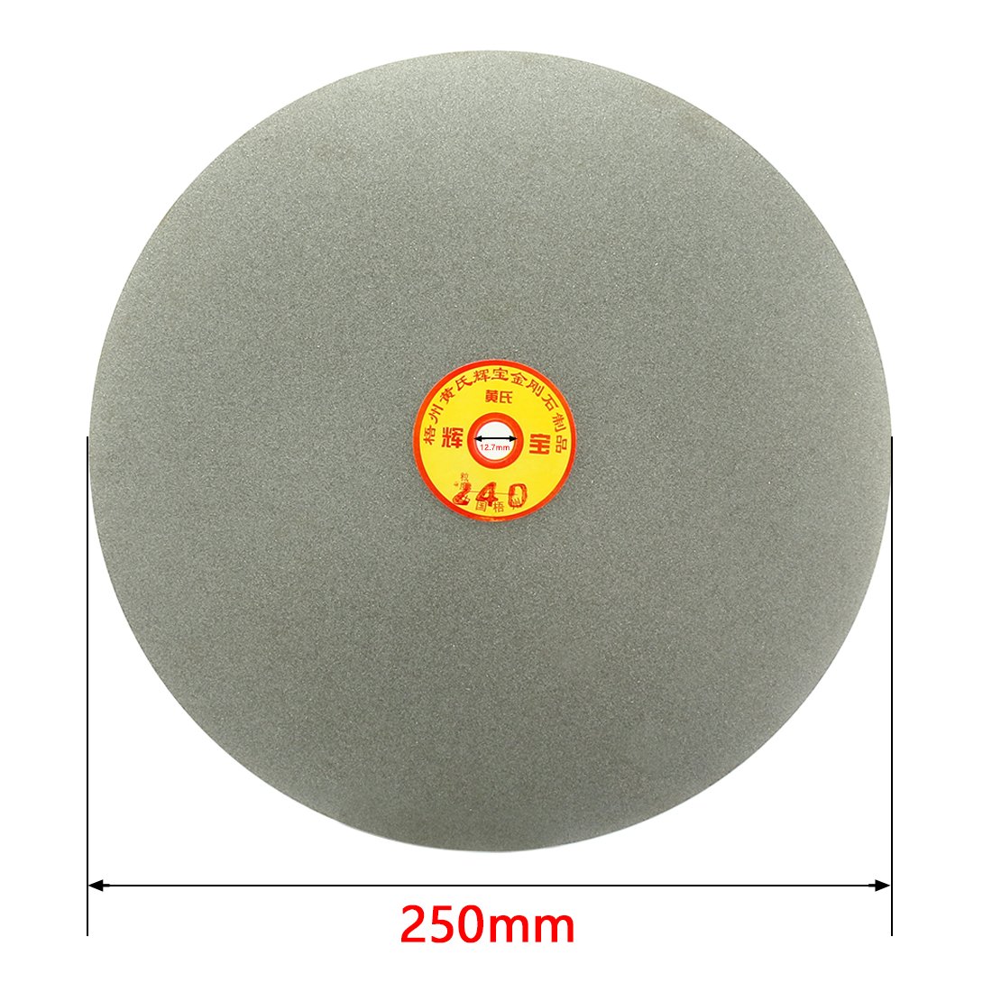 Aexit 250mm 10-inch Abrasive Wheels & Discs Grit 240 Diamond Coated Flat Lap Disk Wheel Grinding Surface Grinding Wheels Sanding Disc