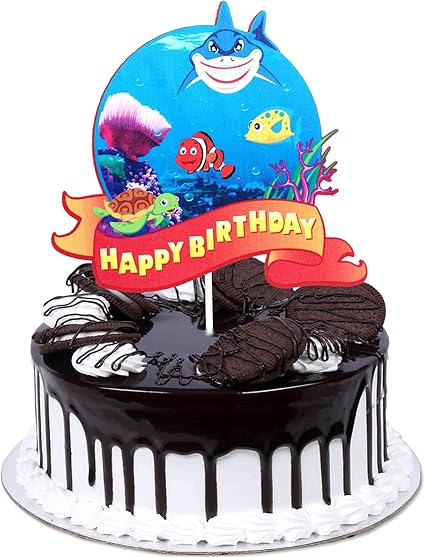 Amazon Com Under The Sea Happy Birthday Cake Topper Glitter Fish Shark Ocean Party Cake Topper Summer Beach Pool Kids Party Cake Topper Ocean Sea Animals Clownfish Cake Decoration Amazon Com Under The Sea Happy Birthday Cake Topper Glitter Fish Shark Ocean Party Cake Topper Summer Beach Pool Kids Party Cake Topper Ocean Sea Animals Clownfish Cake Decoration