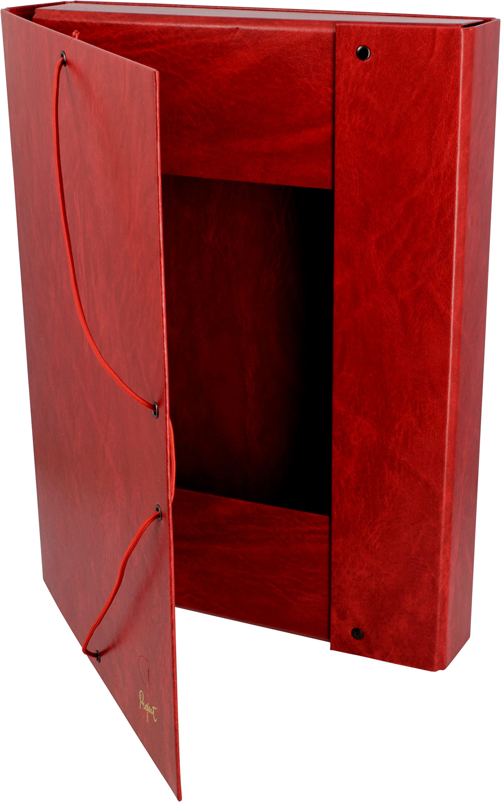 Grafoplás Project Folder Folio Lined Cardboard, Red