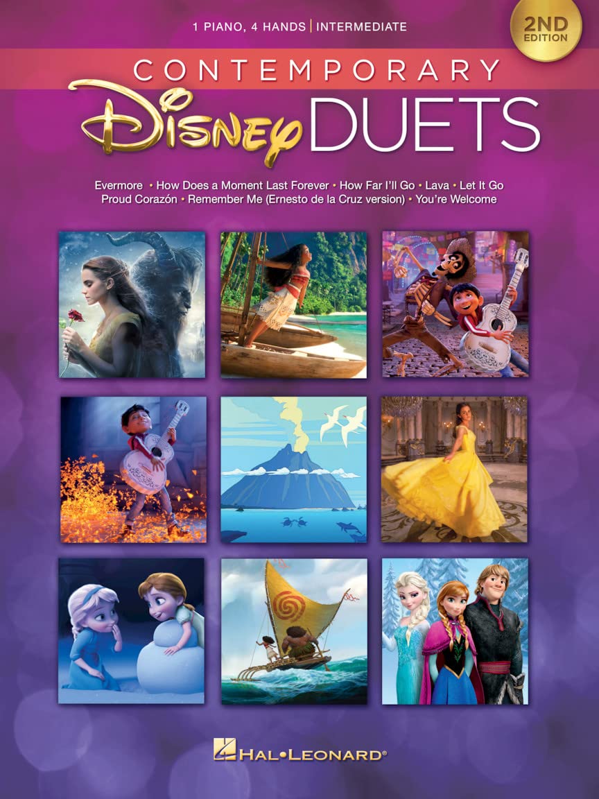 Contemporary Disney Duets - 2nd Edition. Piano Quatre Mains.