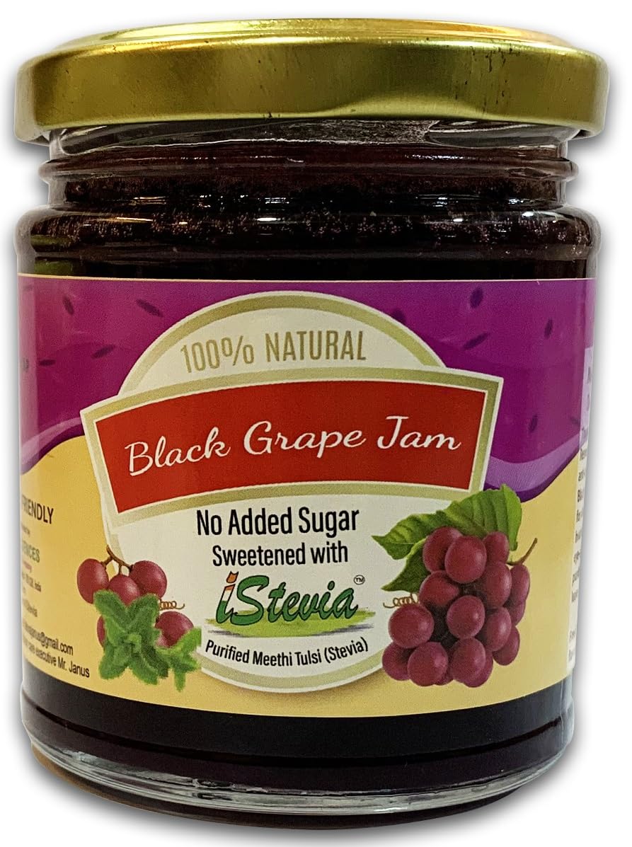 See full amazon price history chart for iStevia BLACK GRAPE JAM -Guilt free sweetness| 100% Natural | Real Fruit Pulp– 180 gms nett iStevia BLACK GRAPE JAM -Guilt free sweetness| 100% Natural | Real Fruit Pulp– 180 gms nett (B0CGY147MH) Amazon Price History, Amazon Price Tracker