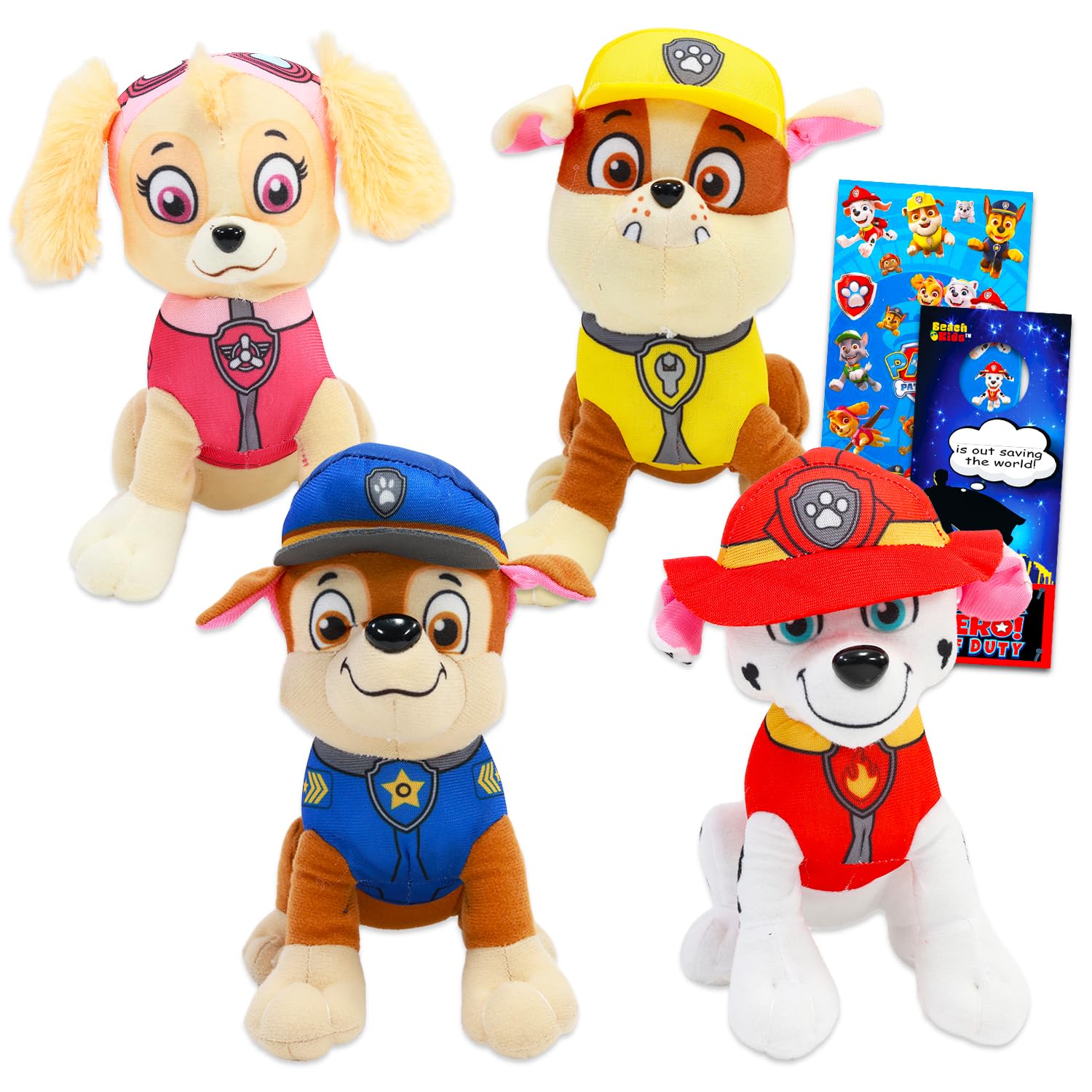パウ・パトロール ぬいぐるみセット Amazon.co.jp: パウパトロールぬいぐるみセット - 4パックセット 7