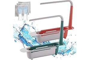 Advanced Retractable Sink Rack for Unparalleled Storage with 2-in-1 Functionality